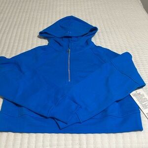 Scuba Oversized Half Zip Hoodie